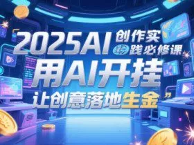 2025AI创作实践必修课，用AI开挂，让创意落地生金
