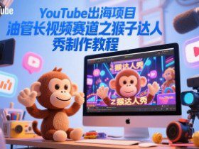YouTube出海项目，油管长视频赛道之猴子达人秀制作教程