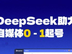 DeepSeek赋能自媒体0-1起号，从AI工具实操到变现