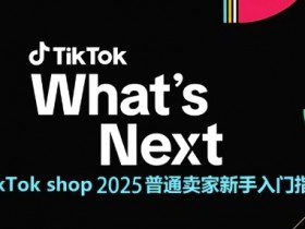 TikTok shop 2025普通卖家新手入门指南，助新手快速掌握从0到1的跨境电商运营逻辑