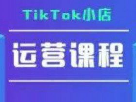 TikTok小店运营实操课，TK​小店运营实操+疑难答疑