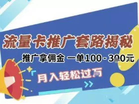 2025年外面卖1500的流量卡项目最新玩法，绿色无门槛对新手非常友好，日入3张+