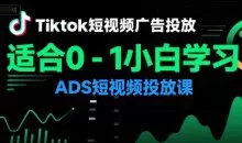 万三老师Tiktok短视频广告投放，适合0-1小白学习ADS短视频投放课