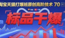 叮当会淘宝天猫打爆班原创高阶技术第70期：标品干爆