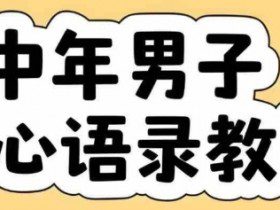 云天中年男人扎心语录图文视频，全套课程，含智能体，一键生成