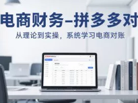 电商财务-拼多多对账，从理论到实操，系统学习电商对账