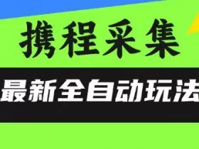 携程信息采集全自动玩法，0风控，无脑开干【揭秘】