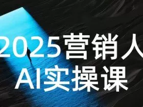 2025营销人Al实操课，AI营销抢跑实战，从Prompt到方案，效率碾压同行