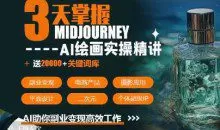 周诗坤3天掌握midjourneyAI绘图+AI视频，AI助你副业变现高效工作