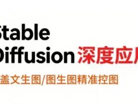 StableDiffusion深度应用，覆盖文生图-图生图精准控图，从文生图到视频全流程，AiGC系列教程