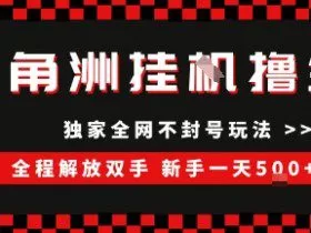 三角洲全自动挂G撸金，新手轻松一天5张+，无脑搬砖【揭秘】