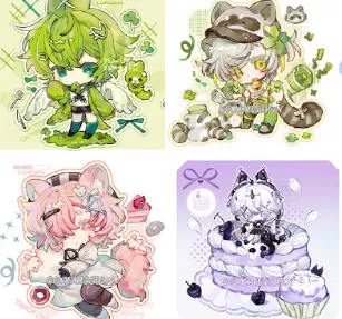 泣寺浮雪萌系Q版立绘团练2025【画质不错有课件】