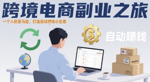 跨境电商副业之旅,一个人的亚马逊,打造自动賺钱小生意