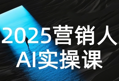 2025营销人AI实操课,AI营销抢跑实战,从Prompt到方案,效率碾压同行