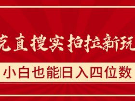夸克直搜实拍拉新玩法，小白也可以日入四位数