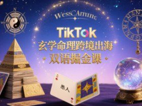 TikTok玄学命理跨境出海双语掘金课，手把手教你用命理知识精准直击海外用户痛点