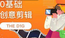 0基础创意剪辑THE D1G 平面设计
