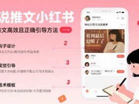 小说推文小红书高转化引导方法实操课，小说推文高效且正确引导方法