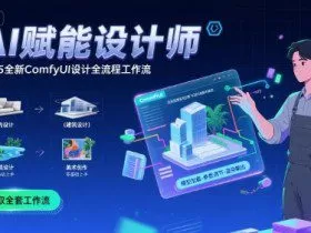 AI赋能设计师， 2025全新comfyui设计全流程工作流 ，室内-建筑-景观-美术，零基础直接上手