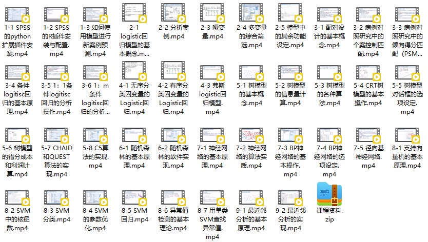 文彤老师带你学SPSS–类别预测模型