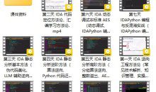 7天打造IDA9.0 大师：从零基础到逆向精英（价值299元）