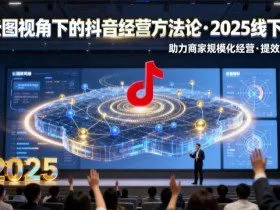 云图视角下的抖音经营方法论，2025线下课，助力商家规模化经营，提效经营（录音+字幕）