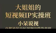 大姐姐的短视频IP带货实操班