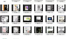 王猛奇版式设计第30期11月结课【画质高清有素材】