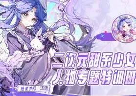 汤汤suger第4期2025二次元甜系少女人物专题特训班【画质高清有课件笔刷】