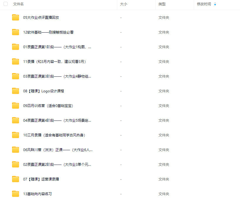 辰露古风商业插画第12期系统班+进阶2024【画质高清有课件】
