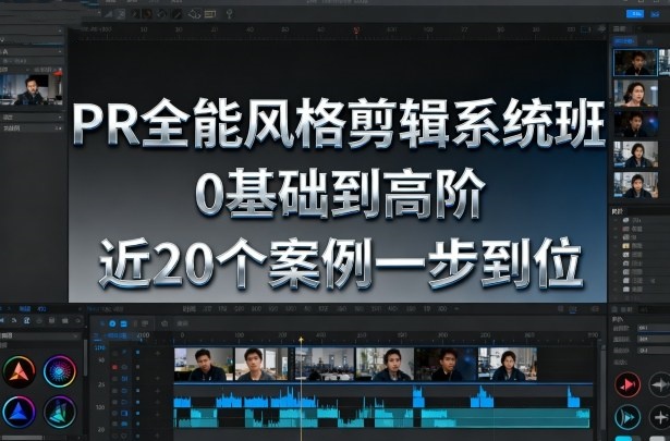 影像社PR全能风格剪辑系统班,0基础到高阶,近20个案例一步到位