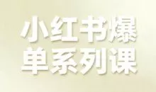 尼采老师·小红书爆单系列课，聚焦小红书电商全链路增长