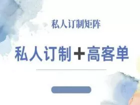 小红书自媒体咨询师IP教程，私人定制+高客单