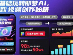 零基础玩转即梦AI,爆款视频创作秘籍