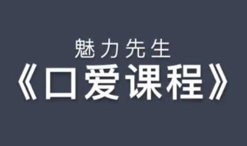 乔老师《魅力先生:口爱技巧视频课程》