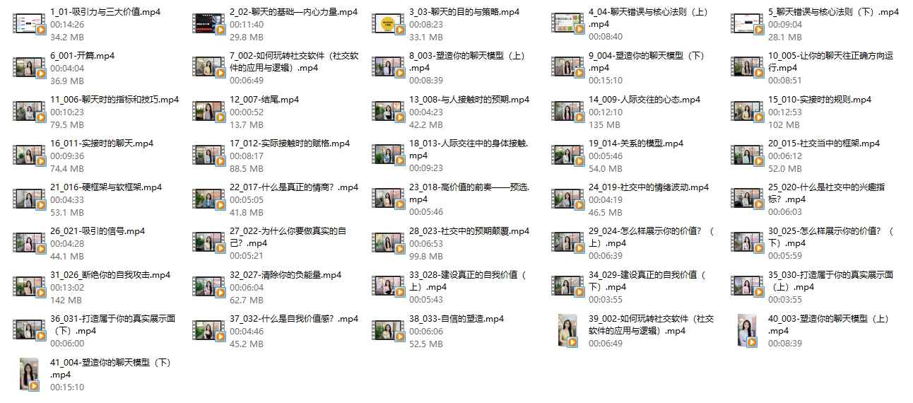 欧阳梦琪《无限话题聊天训练:从零起步7天社交达人速成》男性魅力提升系列课