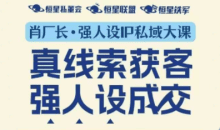 肖厂长·强人设IP私域大课11月深圳站大课（音频+字幕）