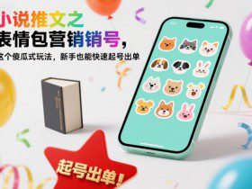 小说推文之表情包营销号，这个傻瓜式玩法，新手也能快速起号出单