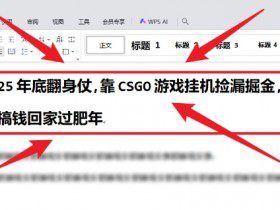 25年底翻身仗，靠CSGO游戏挂G捡漏掘金，搞钱回家过肥年【揭秘】