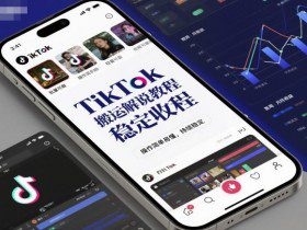 TikTok搬运解说教程，稳定收益，操作简单易懂，批量可做，持续稳定