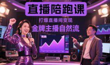 姜姜的直播陪跑课，金牌主播自然流打爆直播间，复制高变现玩法