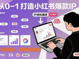 从0-1如何打造一个小红书爆款IP，少走弯路，保姆级教程