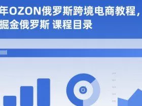 2025年OZON俄罗斯跨境电商教程，0基础掘金俄罗斯