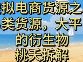 虚拟电商之二—另类的货源，大平台的衍生物
