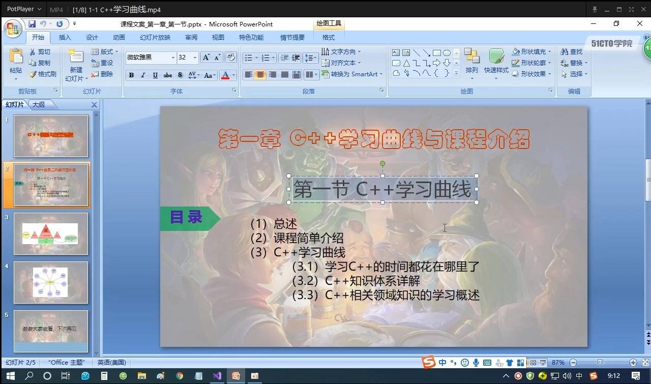 C++模板与泛型编程 视频教程无加密