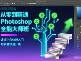 从零到精通Photoshop全能大师班，让纯小白快速入门，初学者快速升级