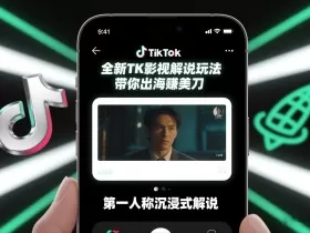 TikTok第一人称影视解说教学，全新TK影视解说玩法，带你出海賺美刀