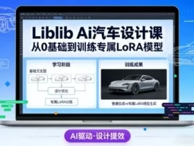 Liblib Ai汽车设计课，从0基础文生图，到教你训练专属设计和风格LoRA模型