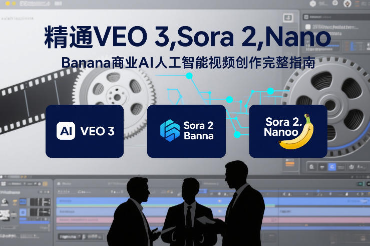精通VEO 3,Sora 2,Nano Banana商业AI人工智能视频创作完整指南