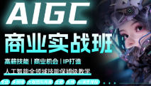 数艺社野菩萨AIGC商业实战班S11期2024【画质高清有笔记资料】